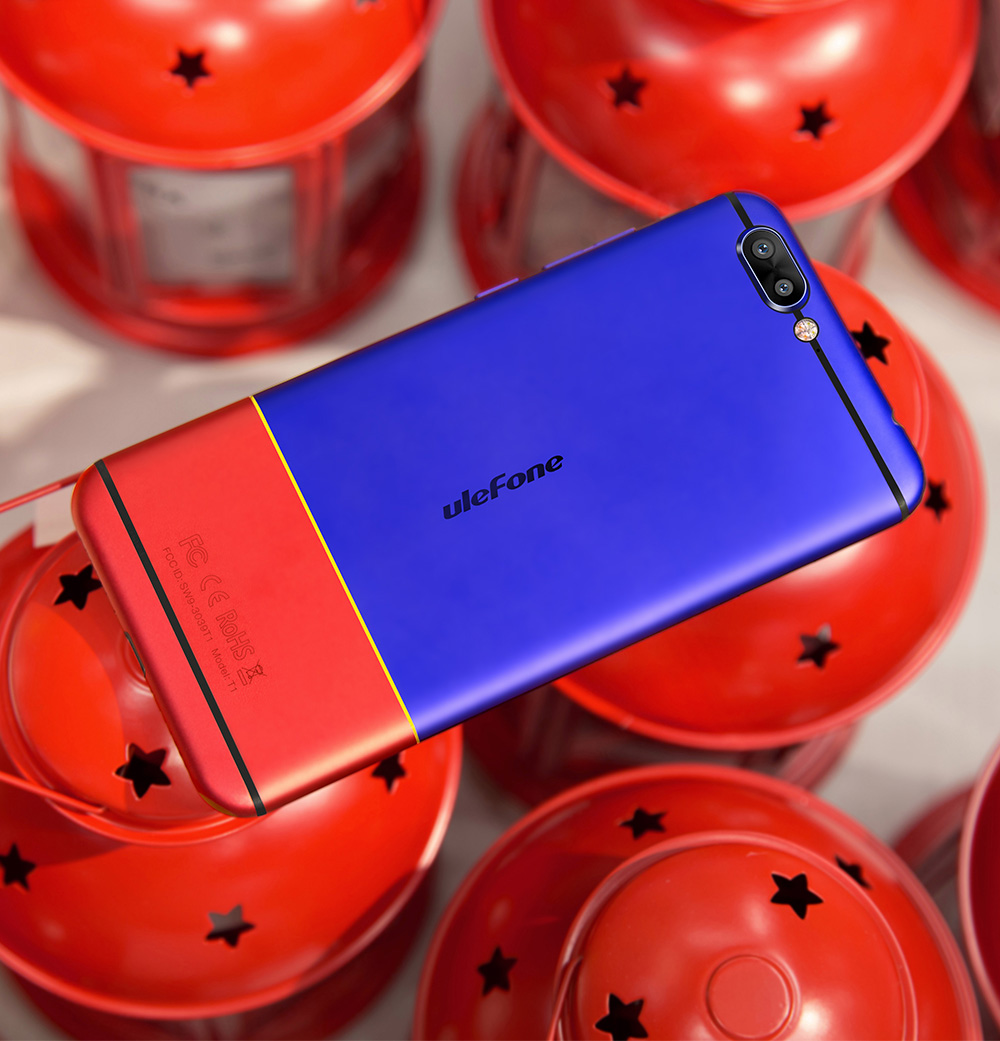 [HK Stock][Global Version]Ulefone T1 5.5 Inch 4G LTE Smartphone Helio P25 Octa Core 2.6Ghz  6GB 128GB 16.0MP Dual Rear Cam Android 7.0 Type-C NXP HiFi Audio - Red Blue