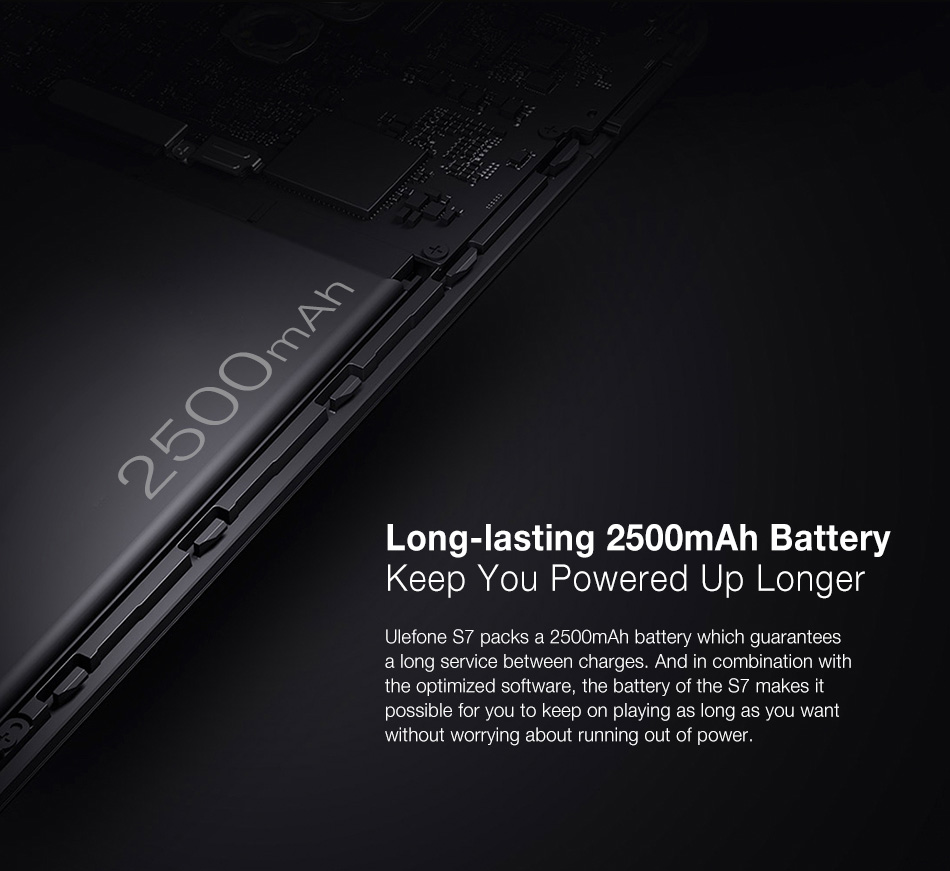 [HK Stock]Ulefone S7 5.0 Inch Smartphone HD Screen Dual Rear Camera 2GB 16GB MT6580A Quad Core Android 7.0 2500mAh Battery - Blue