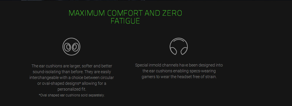[HK Stock] Razer Kraken Pro V2 Analog Gaming Headset with Mic for PC Xbox One Playstation 4 - Black