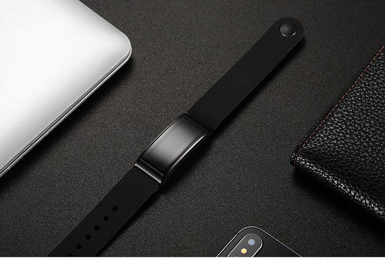 Makibes X3  Smart Bracelet Heart Rate/Blood Pressure Monitor Bluetooth Water Resistant IP68 Compatible with iOS Android  - Black