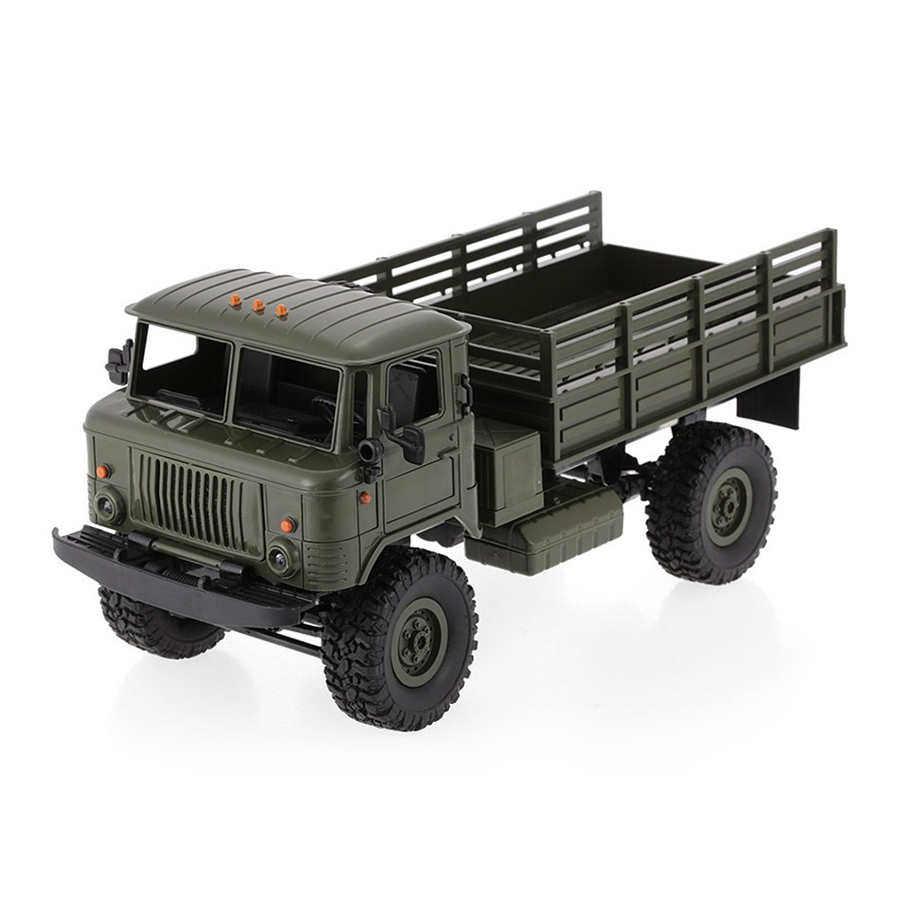 WPL B-24 2.4G 1:16 4WD Off-road Vehicles RC Car without Electronic Parts KIT - Army Green