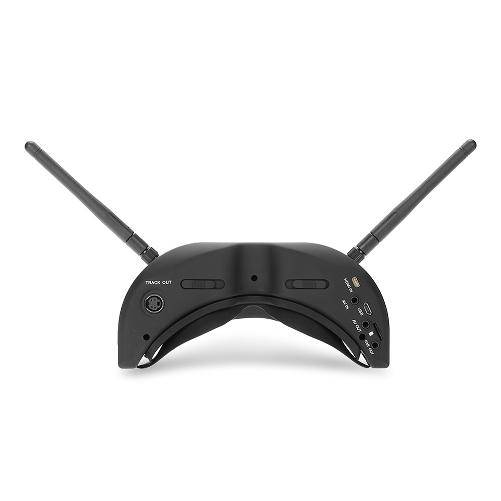 Skyzone SKY02S V+ 3D 5.8G 40CH FPV Goggles with Transmitter Camera Head Tracking HDMI DVR - Black
