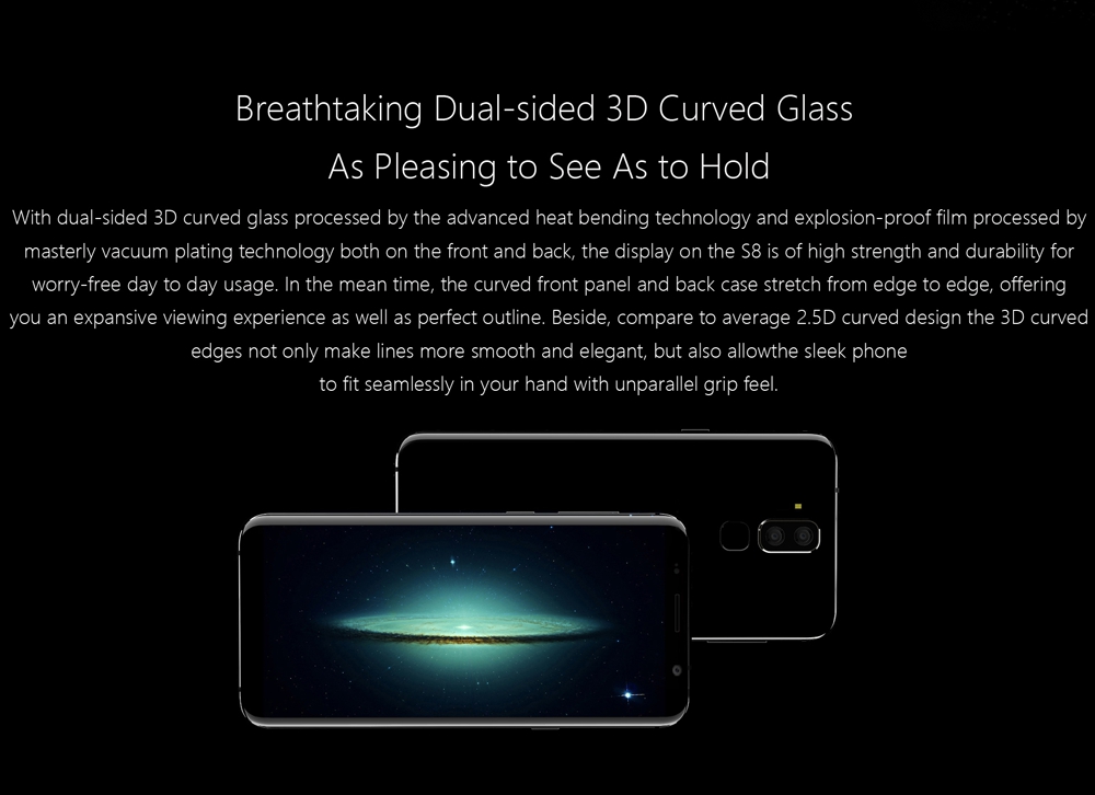 Meiigoo S8 6.1 Inch Smartphone 18:9 FHD+ Screen 4GB 64GB MTK6750T Octa Core 13.0MP + 5.0MP Dual Rear Camera Android 7.0 Touch ID OTG - Blue