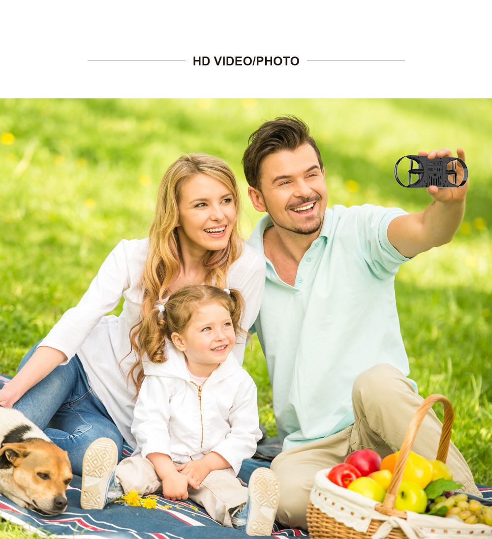 TYRC TY6 WIFI FPV Foldable Drone with 720P HD Camera Altitude Hold Mode RC Quadcopter BNF - Red