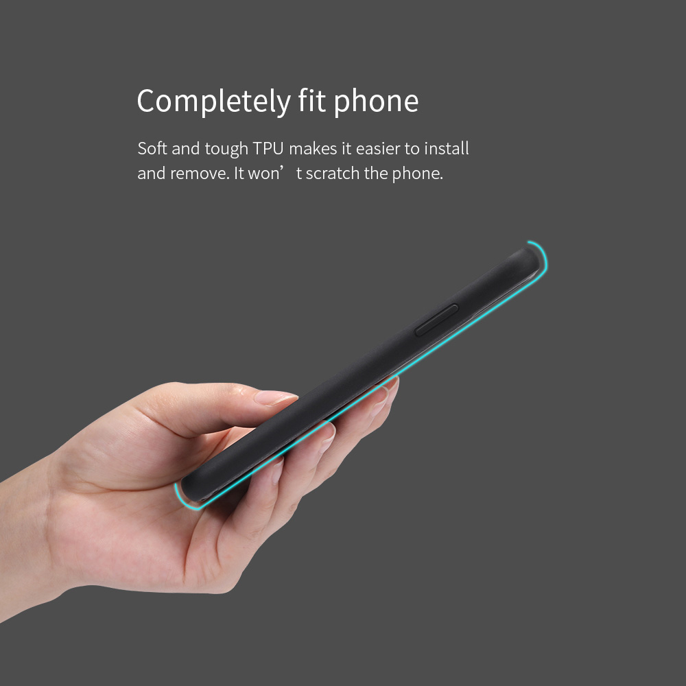 NILLKIN Star Case Cool Luminous Back Phone Shell For iPhone X - Black