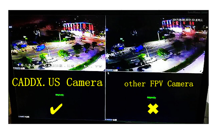 Caddx Turbo S1 D-WDR 600TVL 2.3mm 1/3" CCD Sensor 4:3 FPV Camera NTSC - Yellow