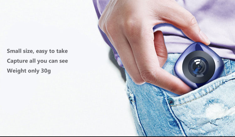 HUAWEI Panoramic Camera 270 Degree Wide Angle Dual Lens FHD 13MP Plug And Play 360 Degree Action Camera - White