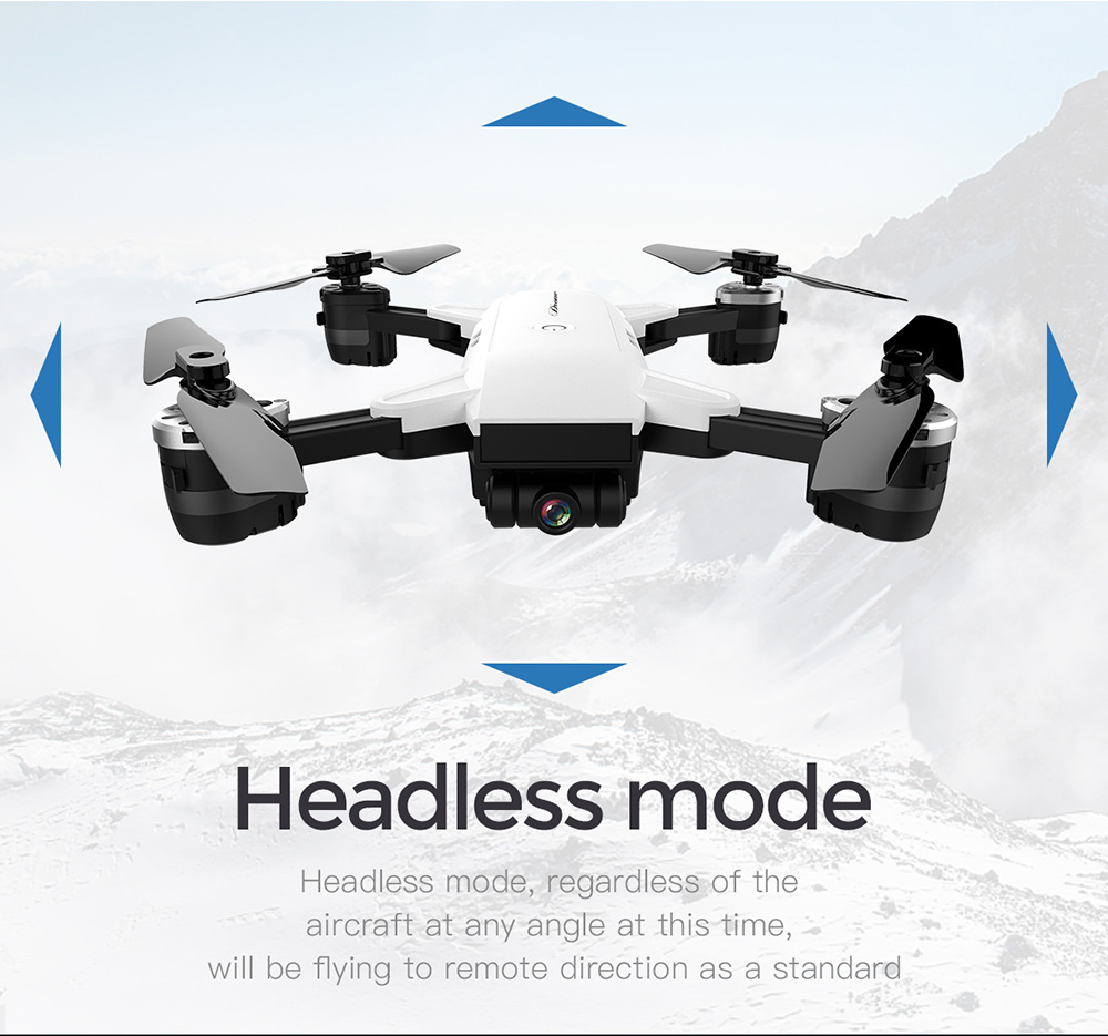 JDRC JD20 ELVES 720P WIFI FPV Foldable Drone RTF White