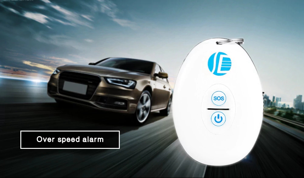 TK201 Car GPS Tracker Vehicle Anti-theft Remote Monitor Real-time Tracking Over-speed Alarm - White