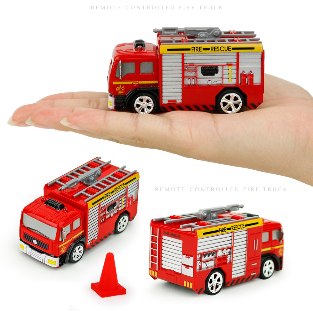 Shenqiwei 8027 1:58 27MHZ 4CH Mini Fire Truck RC Car - RTR