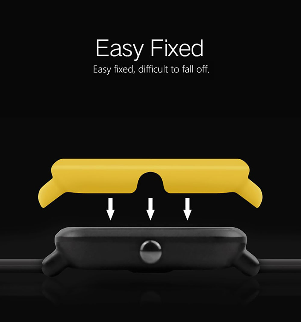 Protective Cover Case for Huami Amazfit  Bip Lite Smartwatch Dial Plate Multiple Color - Silver