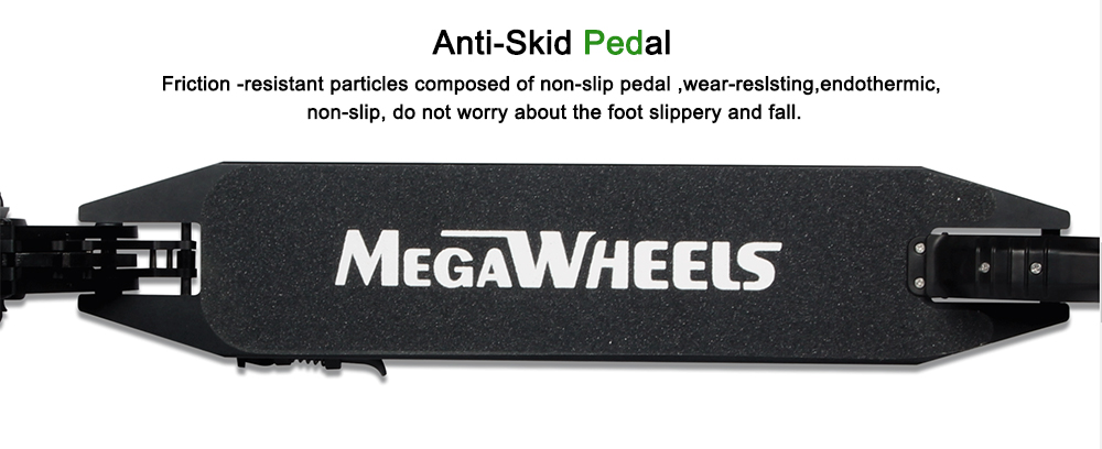 [DE Stock] Megawheels S8 Foldable Electric Scooter ROHS Certification 2 Wheels 6600mAh Battery For Adults EU Plug - Black