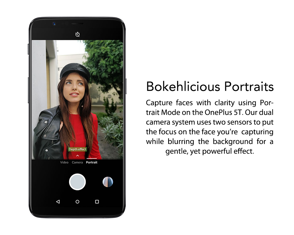 [Official Global ROM]OnePlus 5T 6.01 Inch Smartphone 18:9 FHD+ Screen Snapdragon 835 Octa Core 6GB 64GB 20.0MP+16.0MP Dual Rear Cam OxygenOS NFC Dash Charge Type C - Black