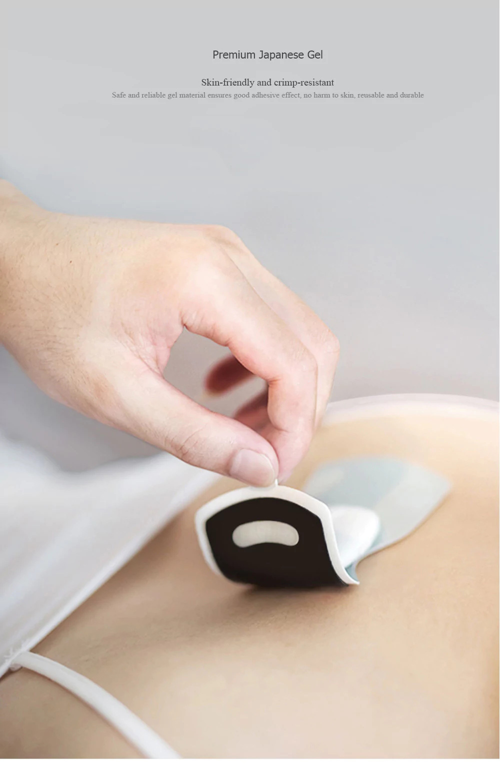 2PCS Xiaomi Mijia Massage Magic Sticker for Xiaomi Mijia Electrical Massage Machine -White