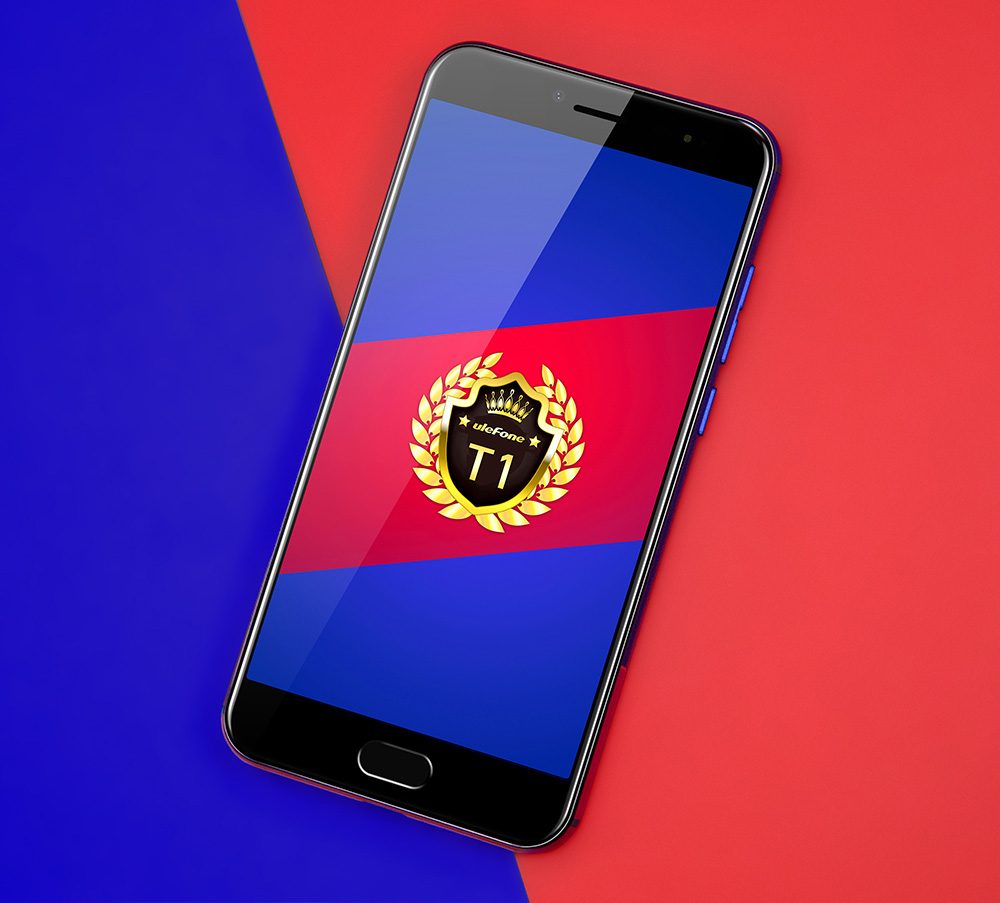[HK Stock][Global Version]Ulefone T1 5.5 Inch 4G LTE Smartphone Helio P25 Octa Core 2.6Ghz  6GB 128GB 16.0MP Dual Rear Cam Android 7.0 Type-C NXP HiFi Audio - Red Blue