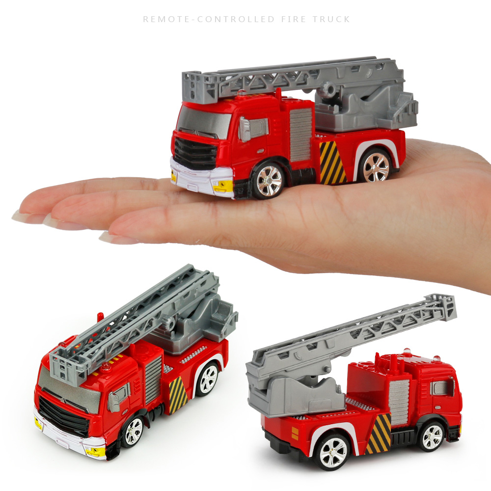 Shenqiwei 8027 1:58 27MHZ 4CH Mini Fire Truck RC Car - RTR