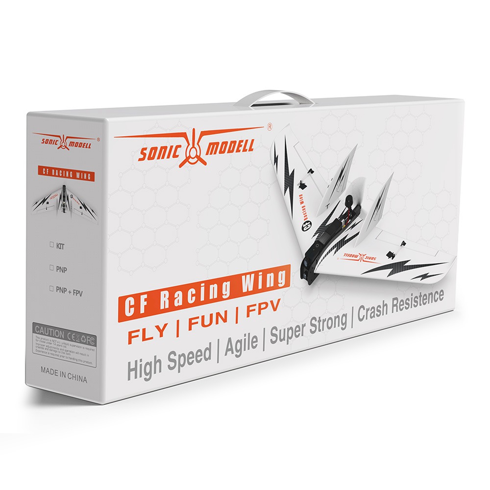 Sonicmodell CF Wing FPV EPO 1030mm Wingspan Racing Wing RC Airplane - PNP