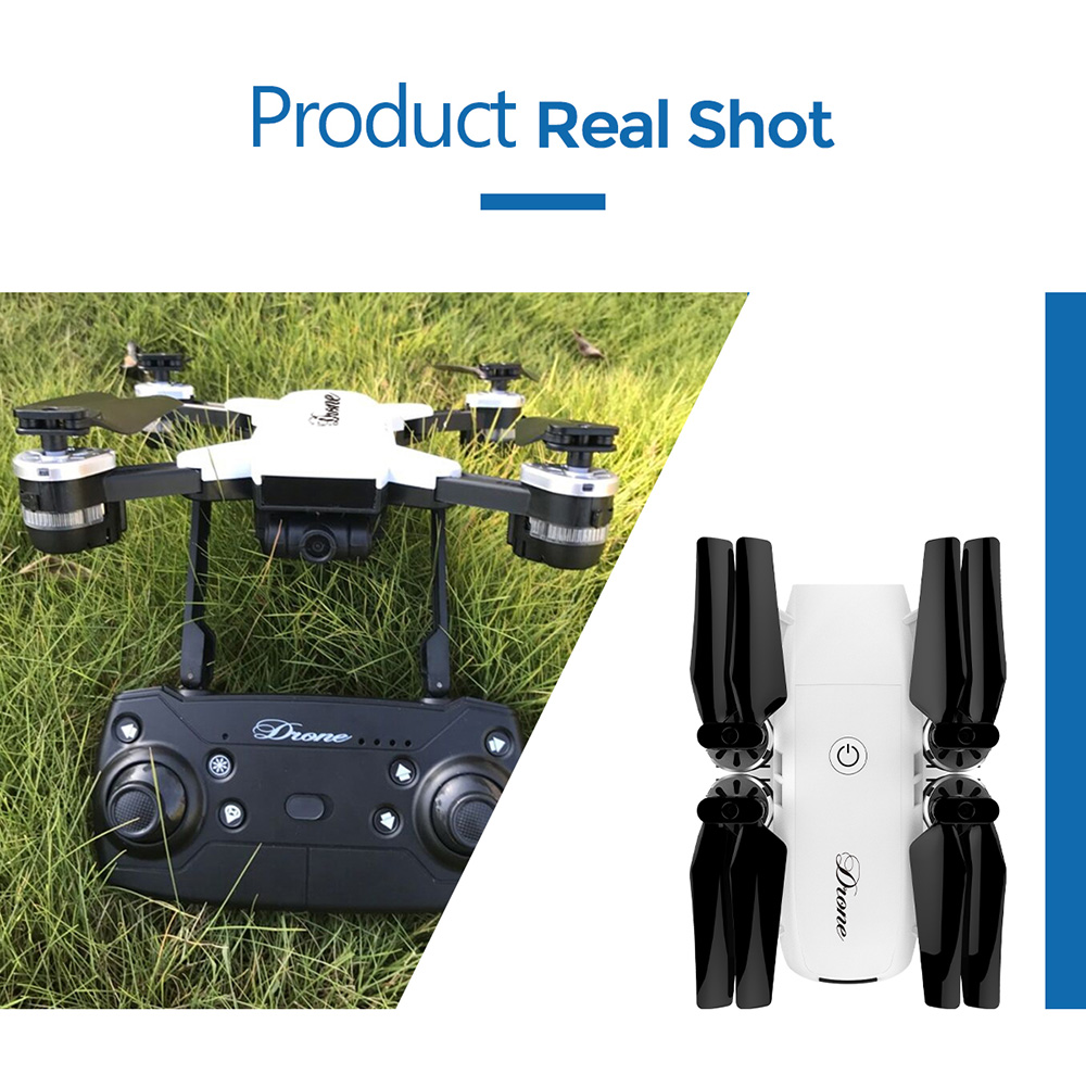 JDRC JD20 ELVES 720P WIFI FPV Foldable Drone RTF White