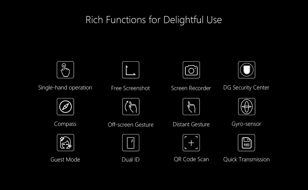 Meiigoo S8 6.1 Inch Smartphone 18:9 FHD+ Screen 4GB 64GB MTK6750T Octa Core 13.0MP + 5.0MP Dual Rear Camera Android 7.0 Touch ID OTG - Blue