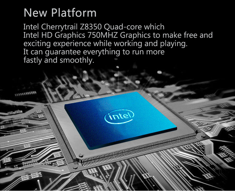 YEPO 737T Laptop  Intel Cherry Trail x5-Z8350 Quad Core 1.44GHz~1.92GHz 14.1 Iinch Windows 10 2GB  DDR3 RAM 32GB ROM 1920*1080 - Silver