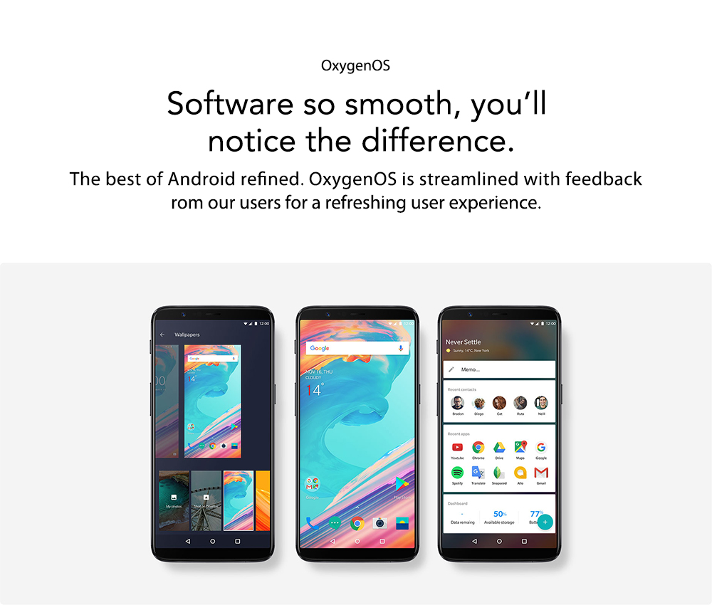 [Official Global ROM]OnePlus 5T 6.01 Inch Smartphone 18:9 FHD+ Screen Snapdragon 835 Octa Core 6GB 64GB 20.0MP+16.0MP Dual Rear Cam OxygenOS NFC Dash Charge Type C - Black