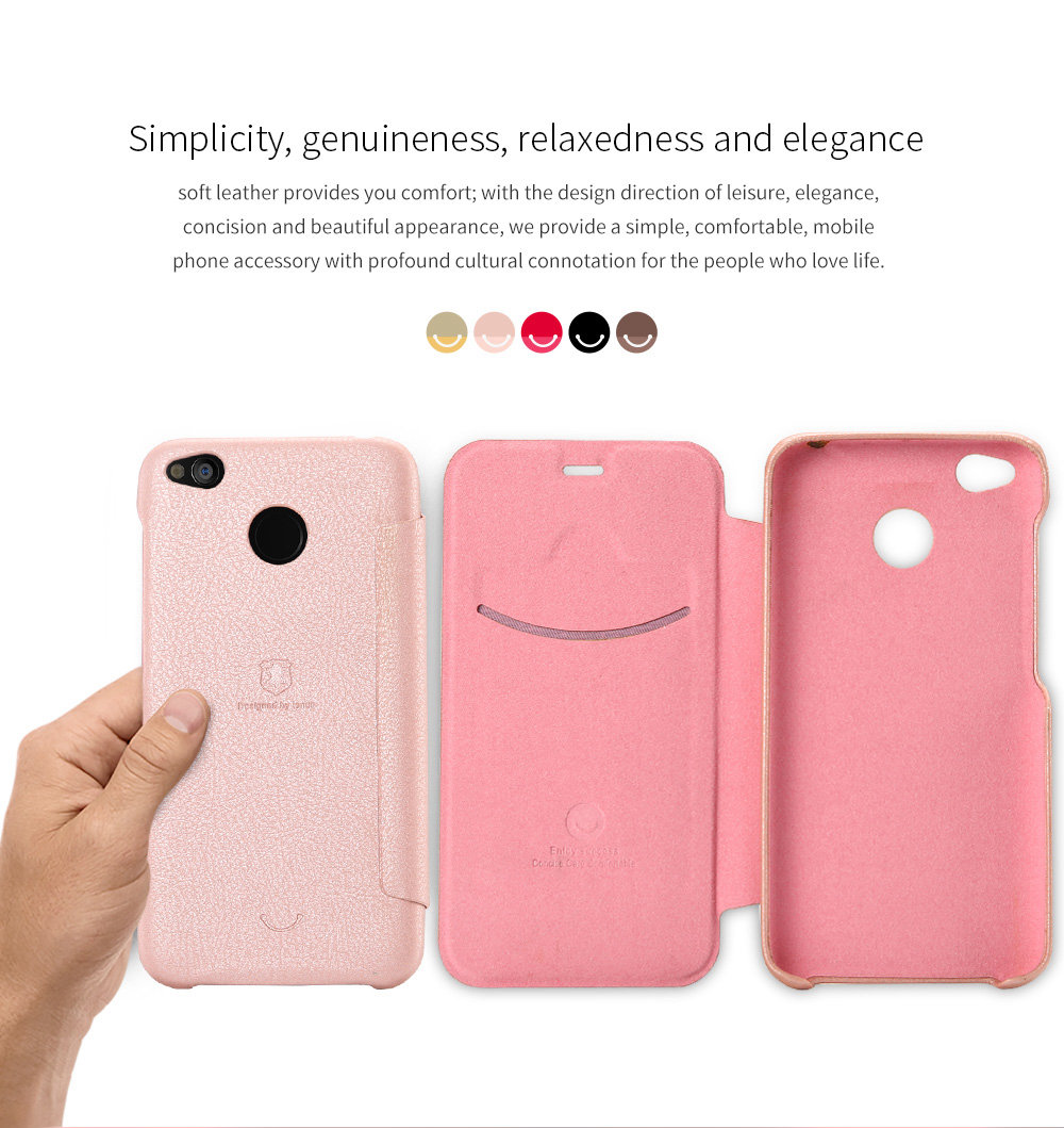 [HK Stock]Black Xiaomi Redmi 4X Case Lenuo Le Dream Series Superior Quality PC Phone Cover