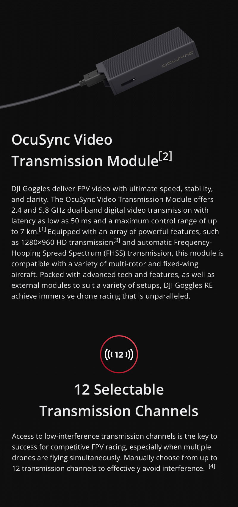 DJI Goggles Racing Edition 5 Inches Head Tracking FPV Glasses for DJI Mavic Pro/Spark/Phantom 4/Inspir 2 - Black