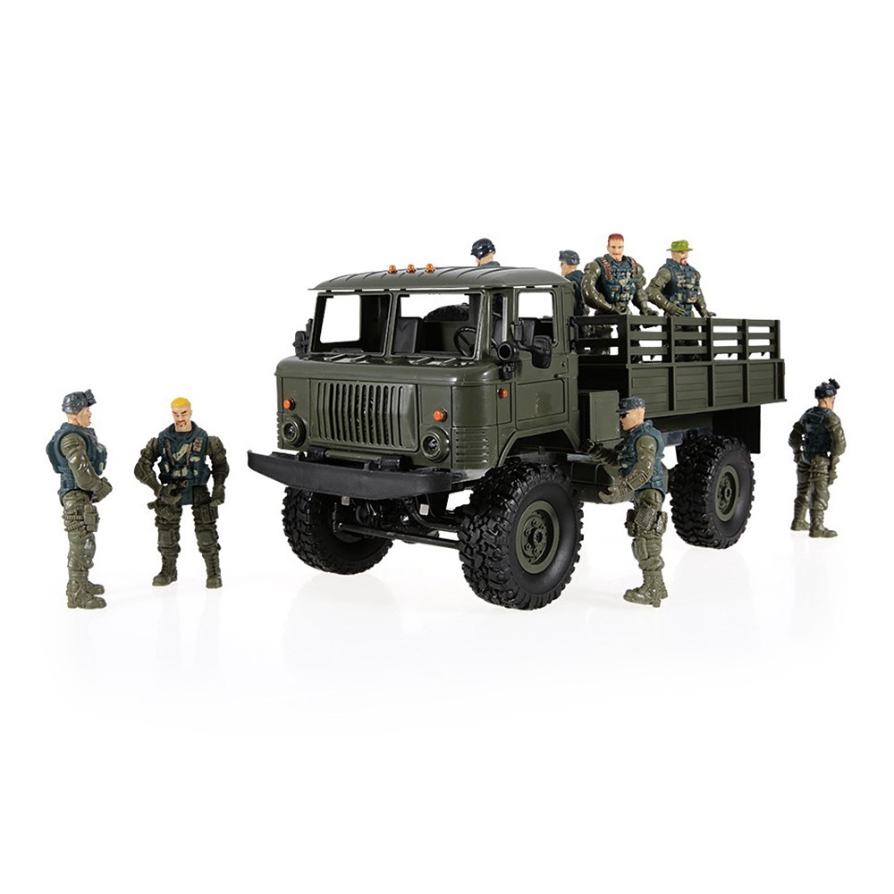 WPL B-24 2.4G 1:16 4WD Off-road Vehicles RC Car without Electronic Parts KIT - Army Green