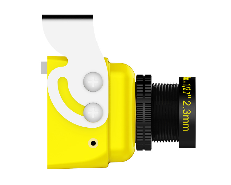 Caddx Turbo S1 D-WDR 600TVL 2.3mm 1/3" CCD Sensor 4:3 FPV Camera NTSC - Yellow