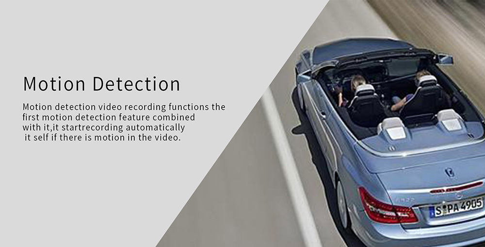 Blackview DAB211 Ambarella A12A55 OV4689 2.31 Inch LCD Dash Camera 1440P 170 Degree Wide Angle Built-in GPS With ADAS Car Night Vision Video Recorder - Black