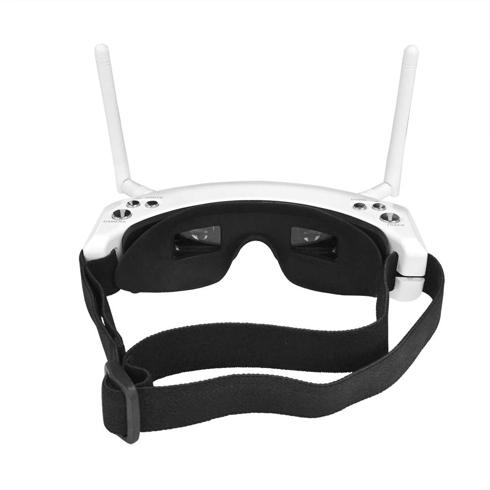Skyzone SKY02S V+ 3D 5.8G 40CH FPV Goggles with Transmitter Camera Head Tracking HDMI DVR - White