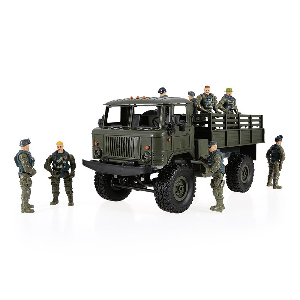 WPL B-24 2.4G 1:16 4WD Off-road Vehicles RC Car RTR - Army Green