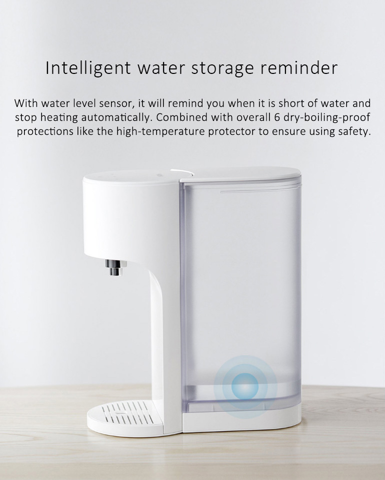 Xiaomi Viomi Smart Hot Water Dispenser 4L App Tempreture Control Water Level Sensor Water Quality Monitor -White