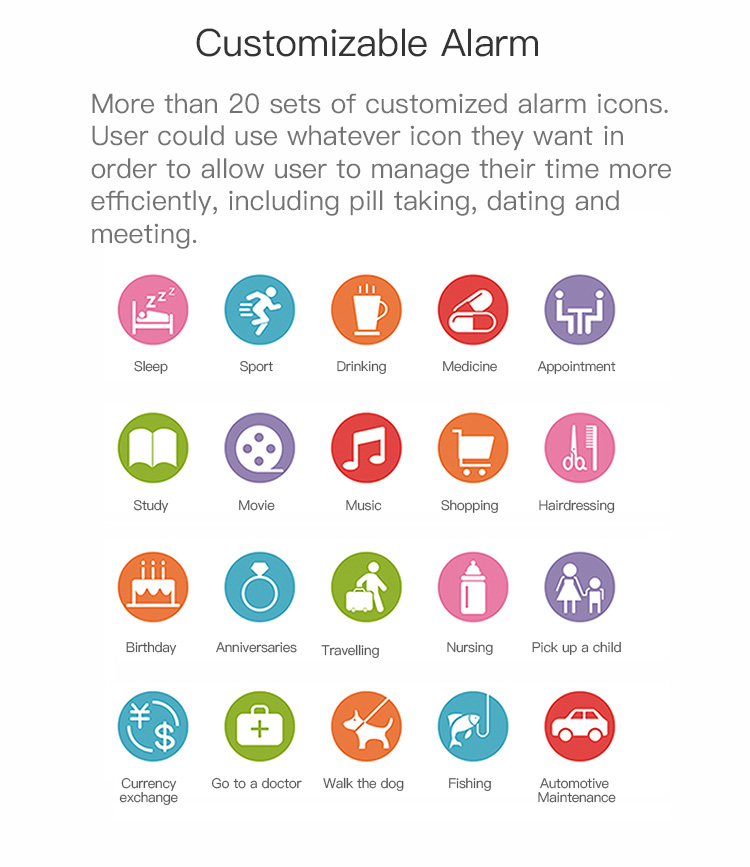 V10 Smart Bracelet 0.96" TFT Bluetooth 4.0 64KB RAM 512KB ROM Pedometer Heart Rate Sleep Monitor Multi-language IP*7 Water Resistant for Android iOS  - Black