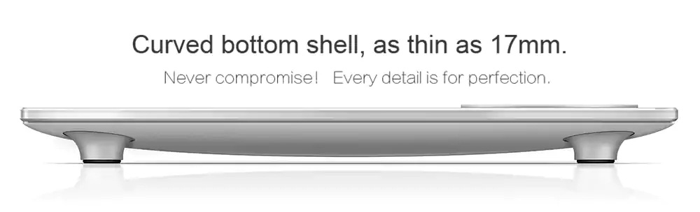 YUNMAI Premium M1301 Smart Body Fat Scale Bluetooth 4.0 APP Control Body Composition Monitor -Black