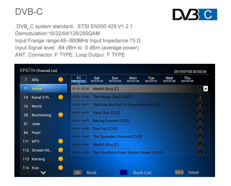 MECOOL KIII PRO DVB-T2/S2/C Android 7.1 S912 3GB/16GB TV BOX 4K KODI 17.0 802.11AC WIFI Bluetooth 1000M LAN