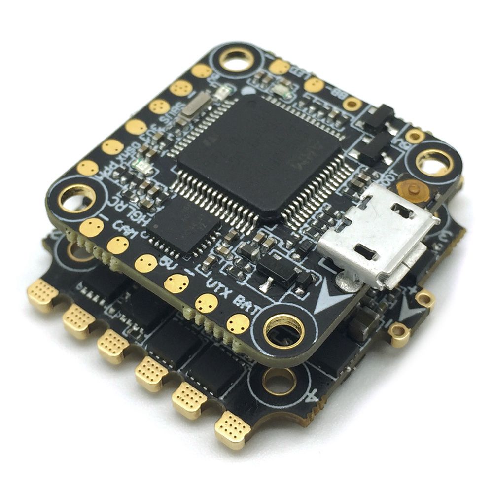 HGLRC XJB F428 6.5g 20x20mm Micro F4 OSD BEC AIO FC & 28A 2-4S Blhel_S BB2 4 In 1 ESC