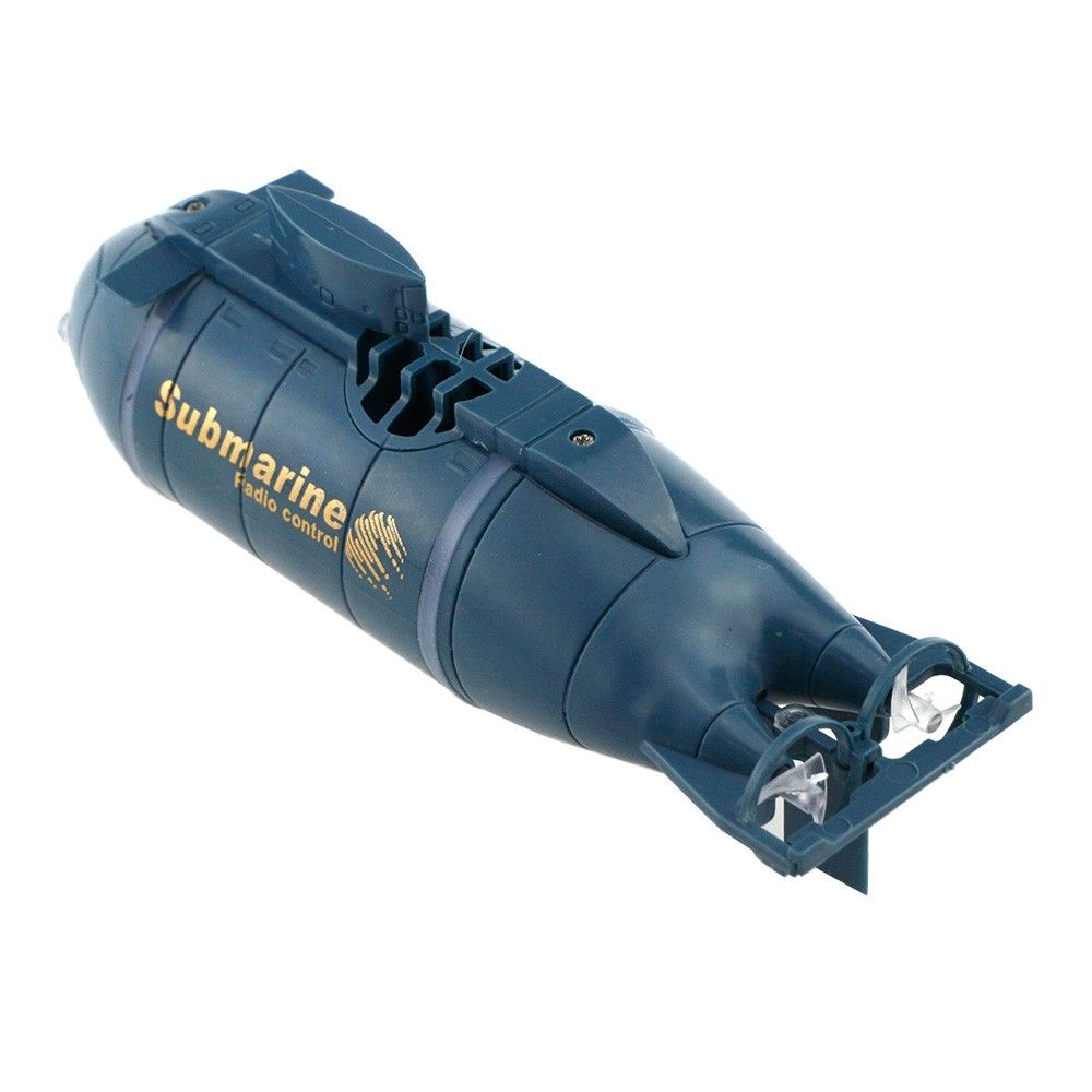 Happy Cow 777-216 40MHz 6CH Mini RC Racing Submarine Boat with LED Remote Control Toys RTR - Blue