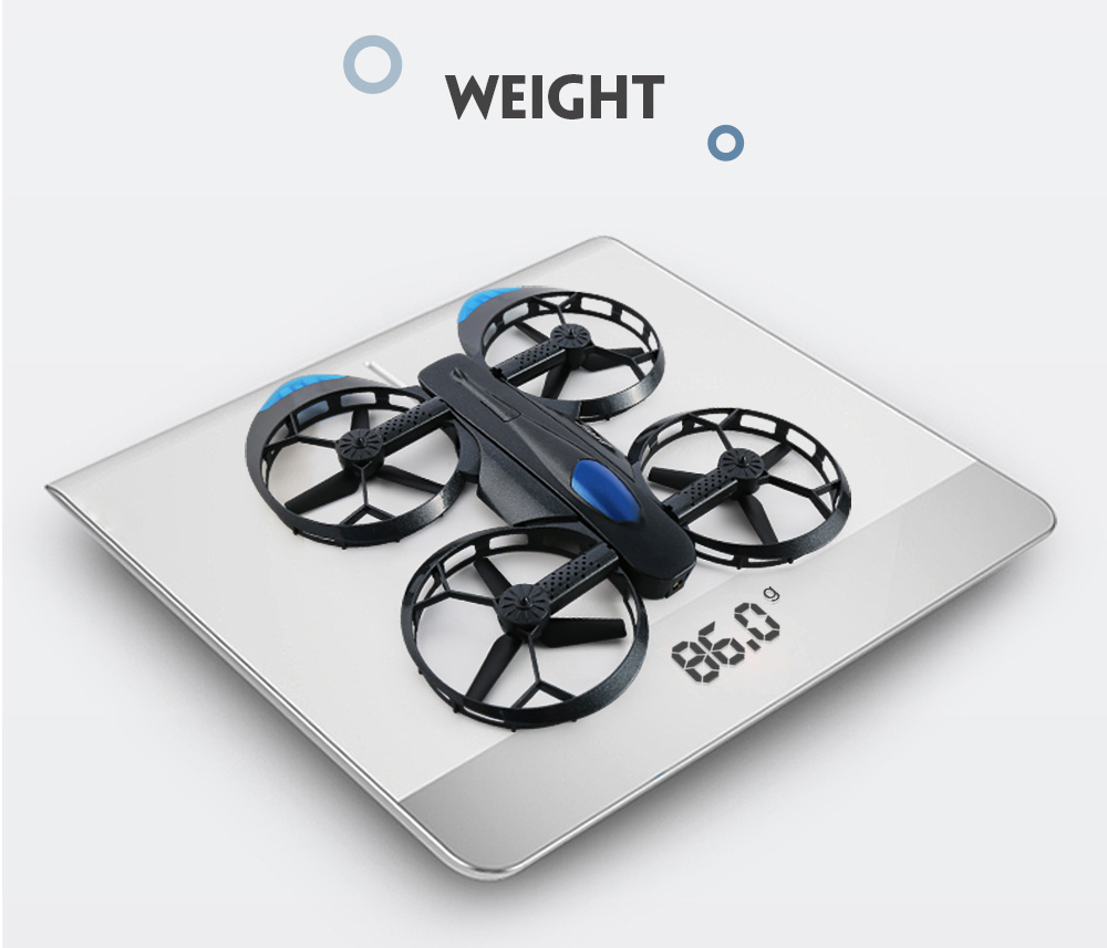 JJRC H45 BOGIE WIFI FPV Foldable Drone with 720P HD Camera Altitude Hold Mode RC Quadcopter RTF - Black