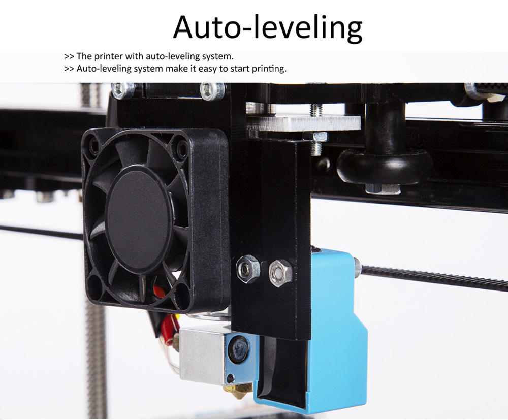 FLSUN 3D Printer i3 Plus Touch Screen Auto Leveling RepRap 3D Printing Size 300X300X420