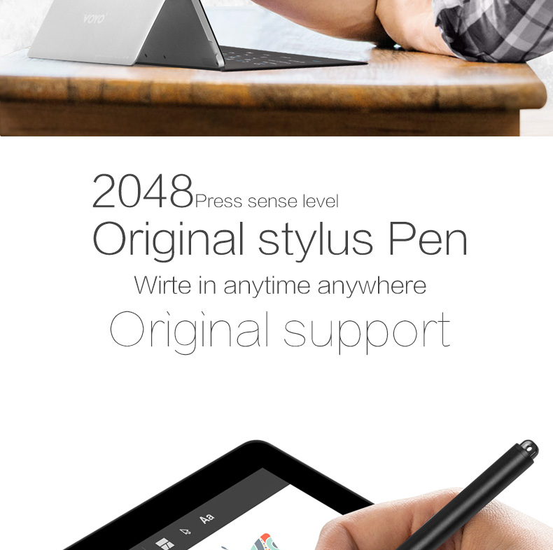 [Package C]VOYO i8 Plus 4G Phablet Dual SIM Dual Standby Android 7.0 10.1 Inch Quad Core MT6753 1.5GHz 3GB RAM 64GB ROM (Silver)+Bluetooth Keyboard(Black) +Stylus Pen(Black)
