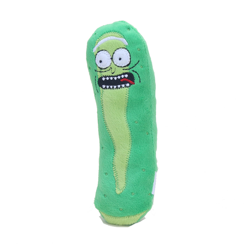 huge pickle rick plush