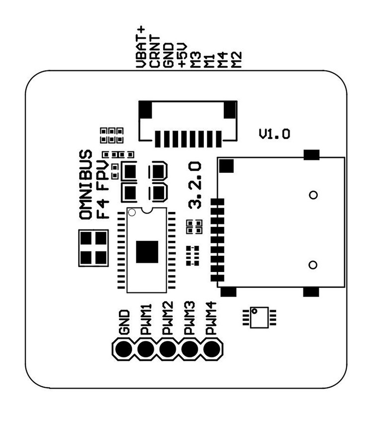 Omnibus F4 AIO Flight Controller STM32 F405 MCU Built_in Betaflight OSD