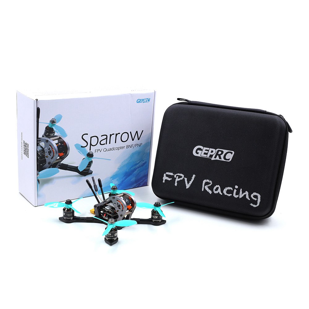 GEPRC Sparrow GEP MX3 Brushless FPV Racing Drone 5.8G 72CH HGLRC F3 28A Blheli_S 4in1 ESC Frsky R-XSR Receiver - BNF