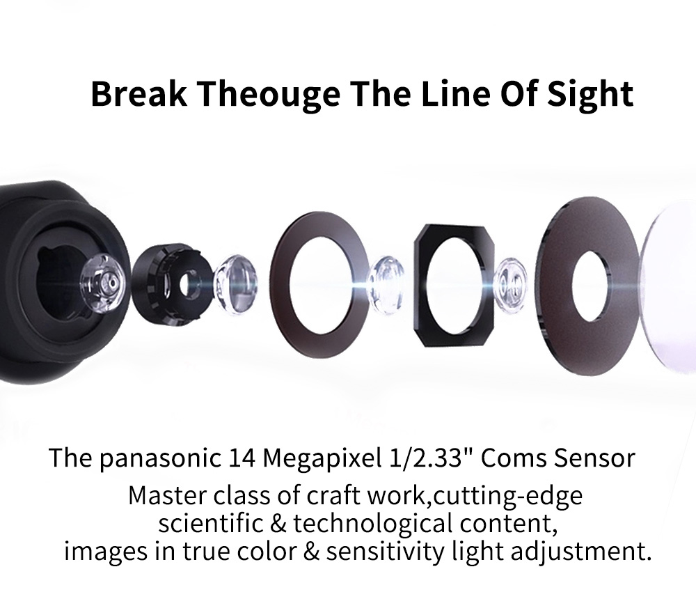 N5B NTK96660 Sony IMX179 2.0 Inches TFT LCD Action Camera 4K 170 Degrees Wide Angle Fish Eye WiFi Dual Lens Waterproof Sports Camera - Silver