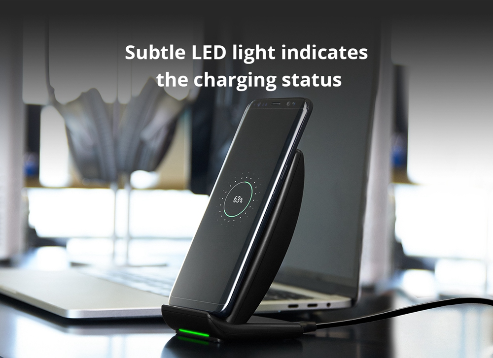 Tronsmart WC01 AirAmp Fast Wireless Charger for iPhone X iPhone 8/8 Plus & Galaxy S8 Note 8 and All Qi-Enabled Devices