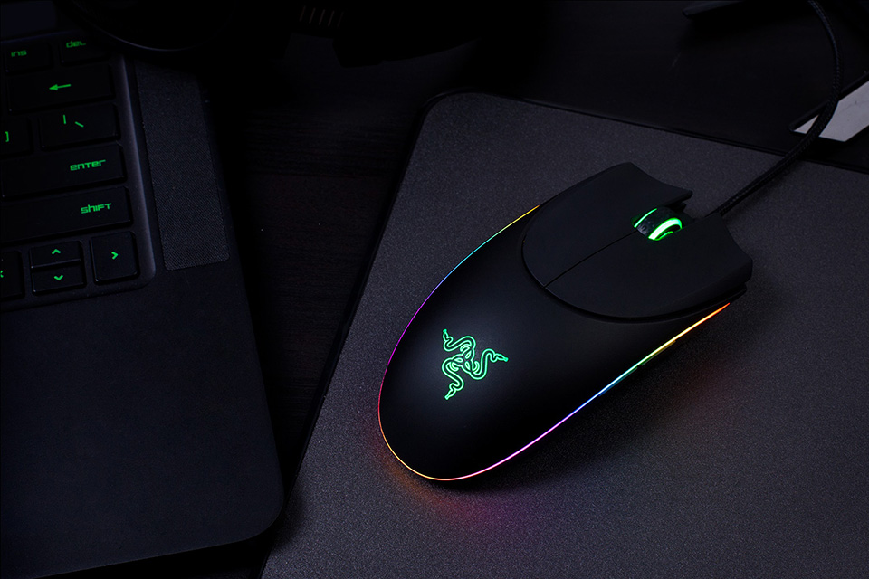 [HK Stock] Razer Diamondback 2016 Wired Gaming Mouse RGB Backlight 16000 DPI Ambidextrous - Black
