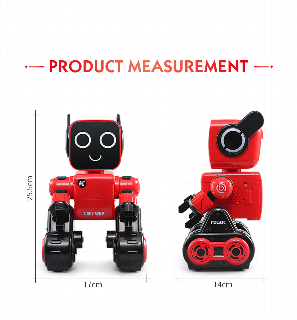 robot red car
