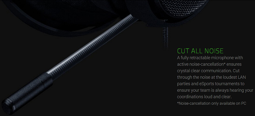 [HK Stock] Razer Kraken 7.1 Chroma V2 USB Gaming Headset with Retractable Digital Microphone and Chroma Lighting - Black