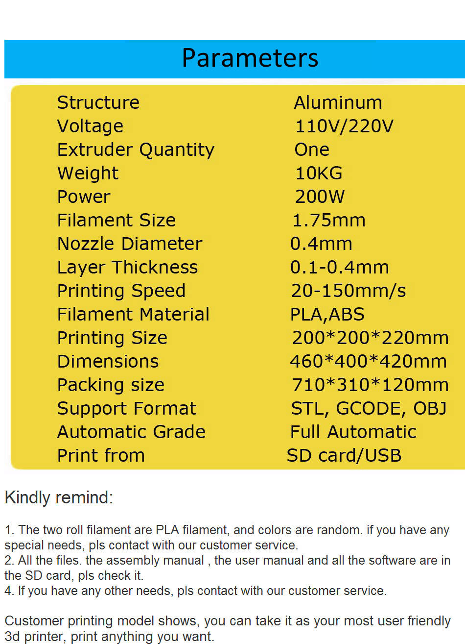 FLSUN FL-C Cube 3D Printer Kit Simply Equipped Frame - Black